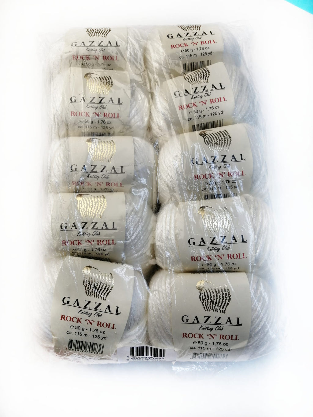 Gazzal Rock n Roll - Beyaz 13733 - Paket Satılır (500 Gram)