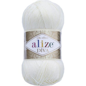 Alize Diva - 1055 Kırık Beyaz