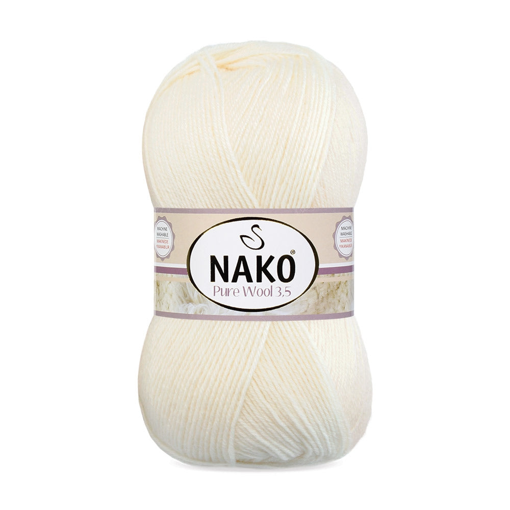 Nako Pure Wool 3.5 - 100 Gram | Ekru
