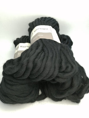 Wool Decor Kartopu - Siyah - 3lü Set