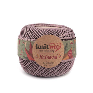 Knit Me Karnaval - Merserize İp Soft Mor 3403