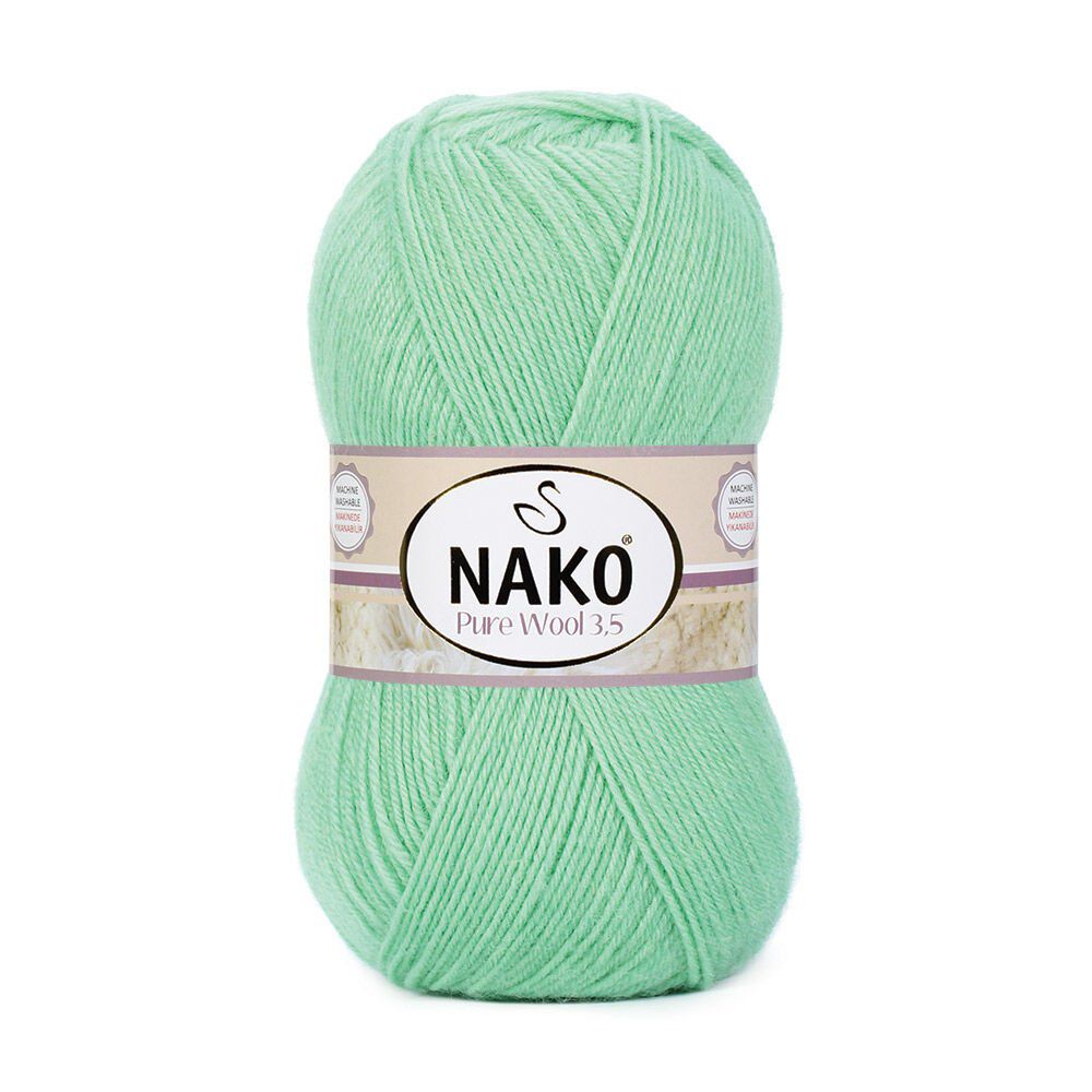 Nako Pure Wool 3.5 - 100 Gram | Açık Yeşil