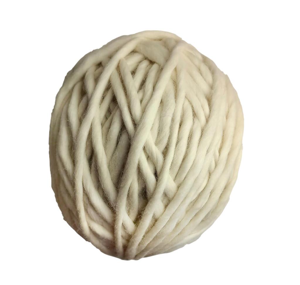 Saf Yün Ekru - Wool Decor Üretiminden 770 GRAM