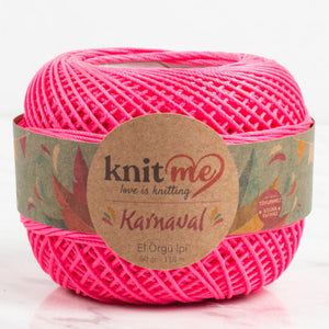 Knit Me Karnaval - Merserize İp Neon Çingene Pembe 231