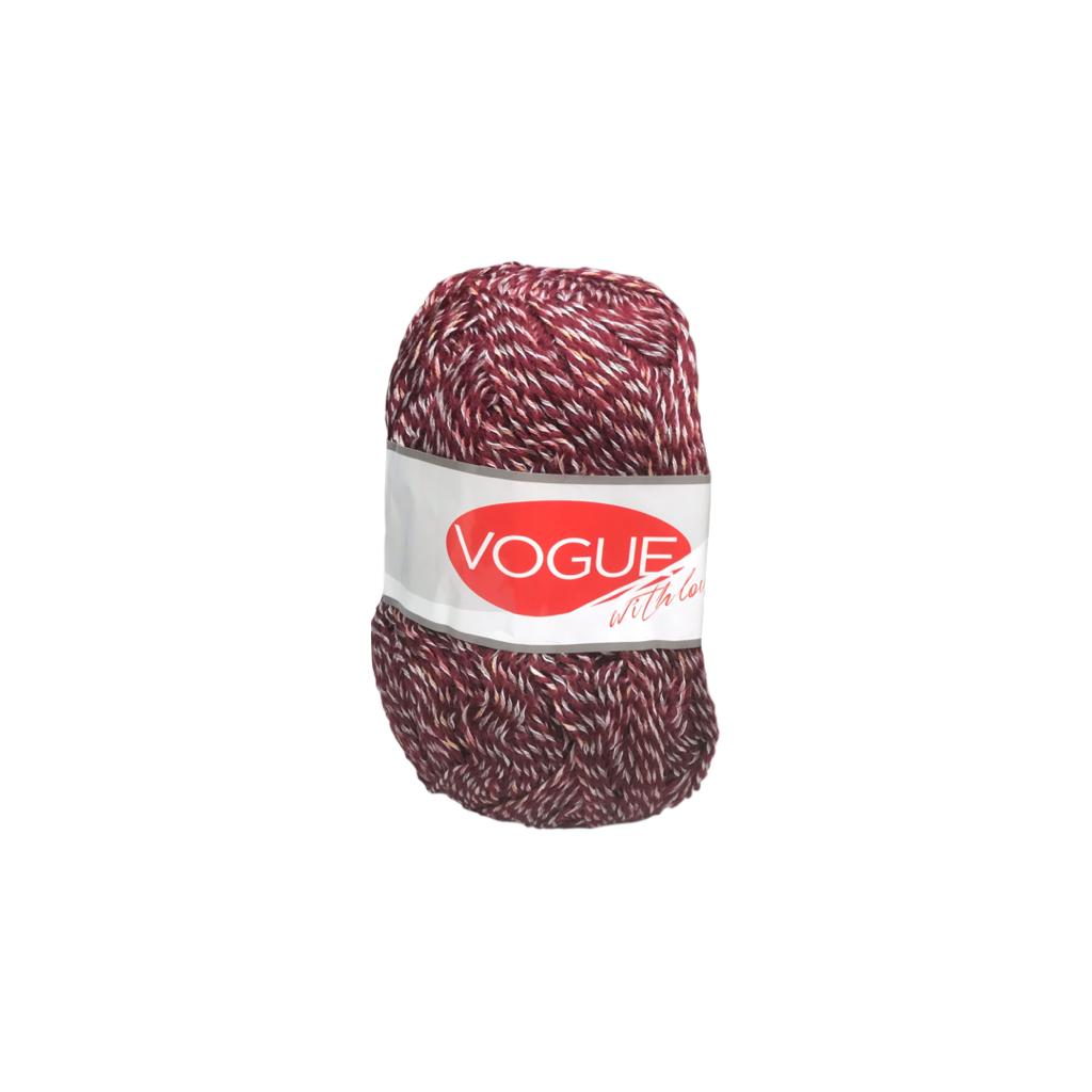 Vogue Yarn - KIRÇILLI 75 Gram - Koyu Bordo