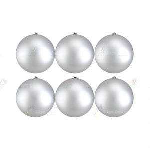 Yılbaşı Süs Topu - Gümüş Gri (Tane olarak satılır)