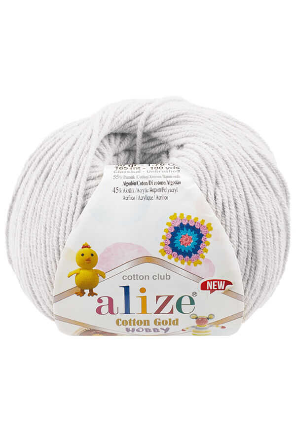 ALİZE COTTON GOLD HOBBY NEW 533 PASTEL GRİ