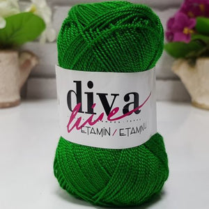 Diva Etamin İpi - Çimen Yeşil