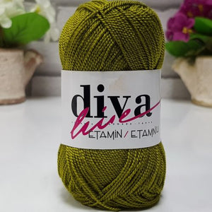 Diva Etamin İpi - Yağ Yeşili