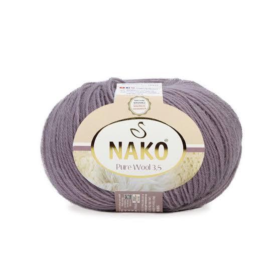 Nako Pure Wool 3.5 | Eflatun 10155 No