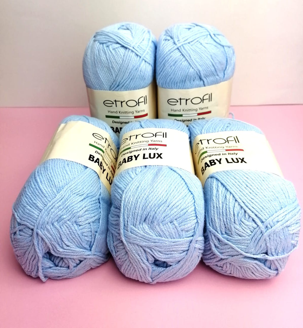 Baby Lux - Etrofil 5li Set - Açık Mavi Renk